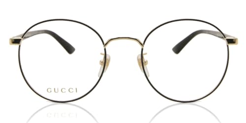 Gucci GG0297OK Trendy Round Metal Eyeglasses 52mm