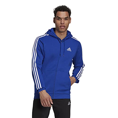 Adidas Men’s Essentials 3-Stripes Fleece Full Zip