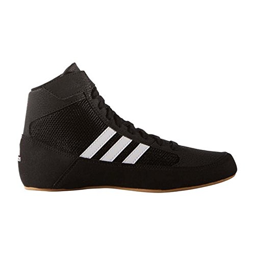 Adidas Boy’s Hvc Wrestling Shoe, Black/White, 1.5