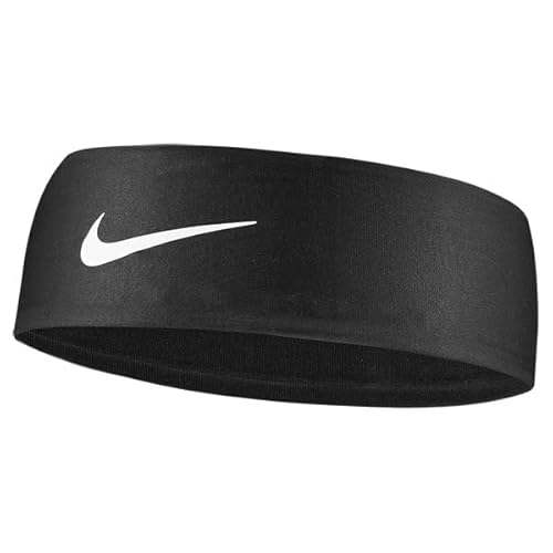 Nike Dri-Fit Head Tie 2.0 Headbands, White/Black