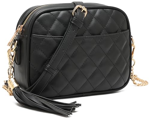 Lola Mae Quilted Crossbody Bag, Medium Lightweight