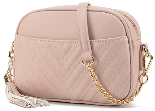 Lola Mae Quilted Crossbody Bag, Trendy Design