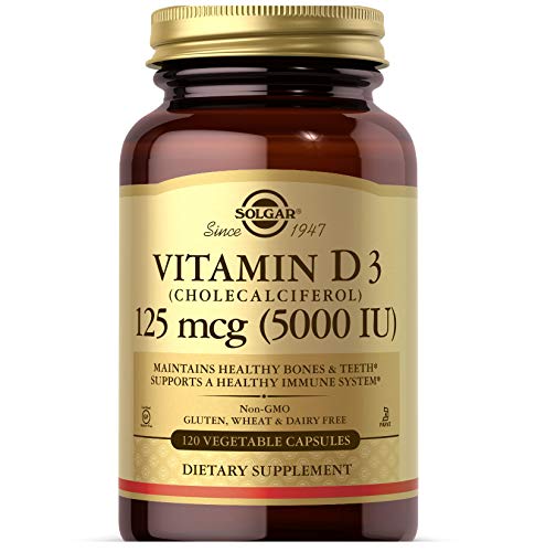 Solgar Vitamin D3 (Cholecalciferol) Capsules
