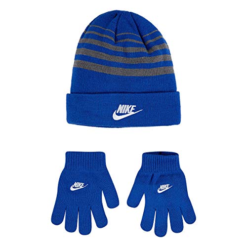 Nike Boy`s Beanie & Gloves 2 Piece Set