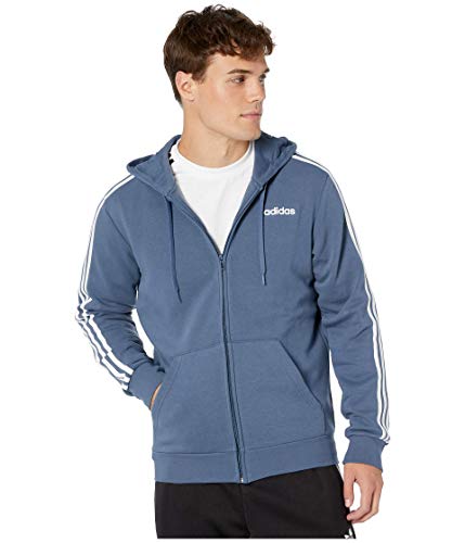 adidas Men’s Essentials 3-Stripes Fleece Hoodie