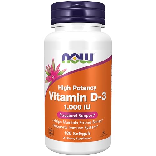 Now Supplements, Vitamin D-3 1,000 Iu, High