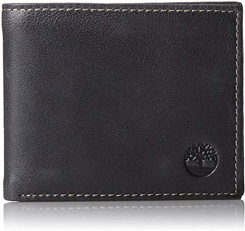 Timberland Men’s Leather Wallet Attached Flip
