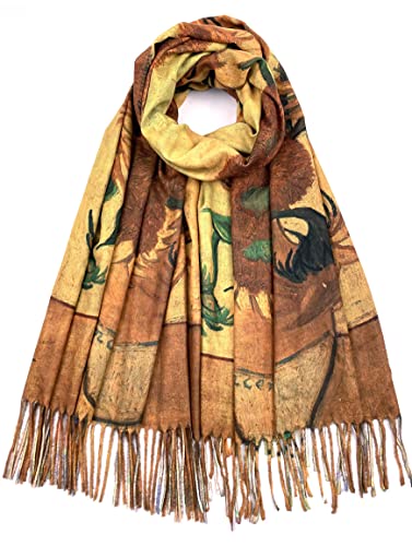 Venvsbee Reversible Soft Cashmere Feel Scarf Large